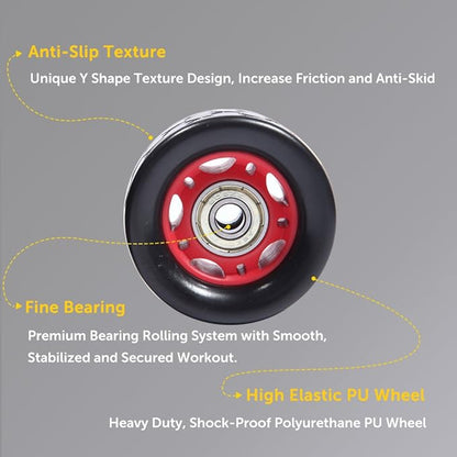 LORDEX – Fitness Two-Wheel Ab Roller Hand Pusher TrendyZone