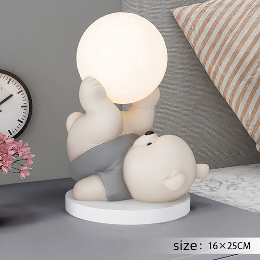 Home Decor Vitality Bear Statue Desktop Decorations Cartoon My Store